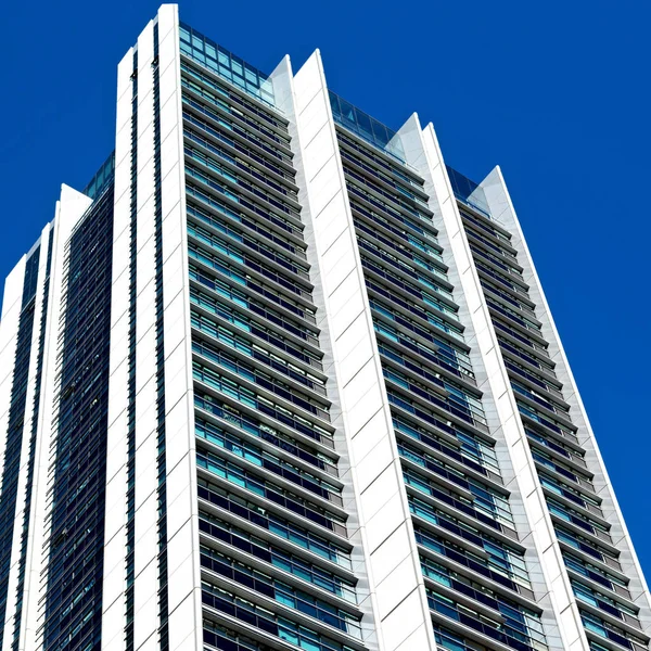 The skyscraper and the window terrace  like abstract — Stock Photo, Image