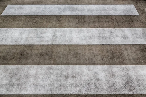 Zebra Crossing Background Safety Concept — Stock Photo, Image