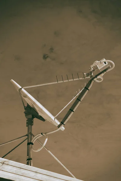 Australia Concetto Tecnologia Con Parabola Satellitare Cielo — Foto Stock