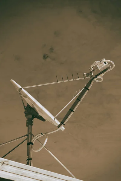 Australia Concepto Tecnología Con Antena Parabólica Cielo —  Fotos de Stock