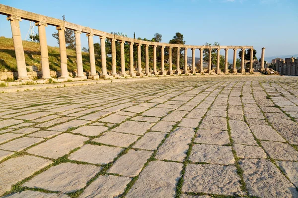 Jerash Jordan Site Archéologique Antique Patrimoine Classique Pour Les Touristes — Photo