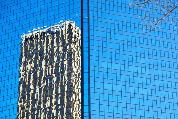 Sydney Australië Reflex Van Wolkenkrabber Het Venster Als Abstracte Achtergrond — Stockfoto