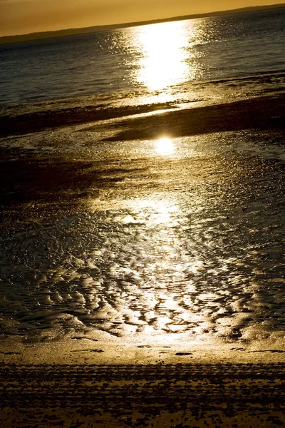 Krásný Západ Slunce Nad Oceánem Austrálii — Stock fotografie