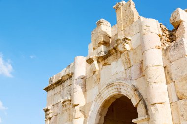 : Jerash jordan antik arkeolojik site bilgisiyle için klasik miras