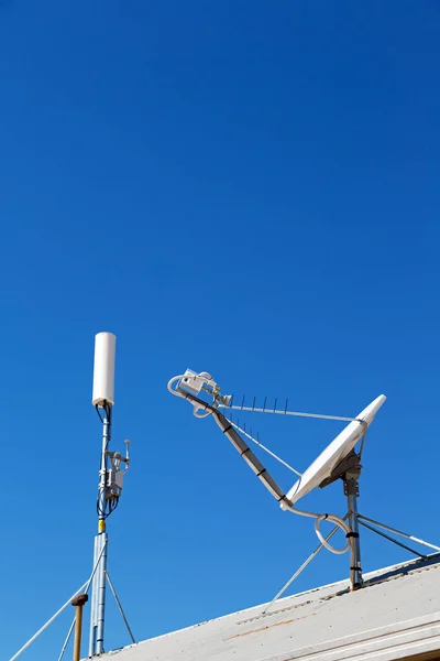 Australie Concept Technologie Whit Antenne Parabolique Ciel — Photo