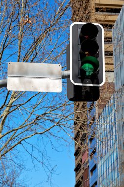  arka plan şehir ve trafik ışığı 