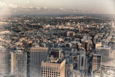 Avustralya, Sydney-Ağustos 2017-view penceresi üzerinden yaklaşık 