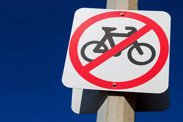 Megjelölés Nem Kerékpáros Tiszta Égbolt Ausztráliában — Stock Fotó