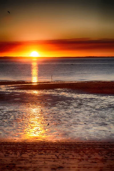 Australia Tramonto Nell Oceano Come Concetto Relax Vacanza — Foto Stock