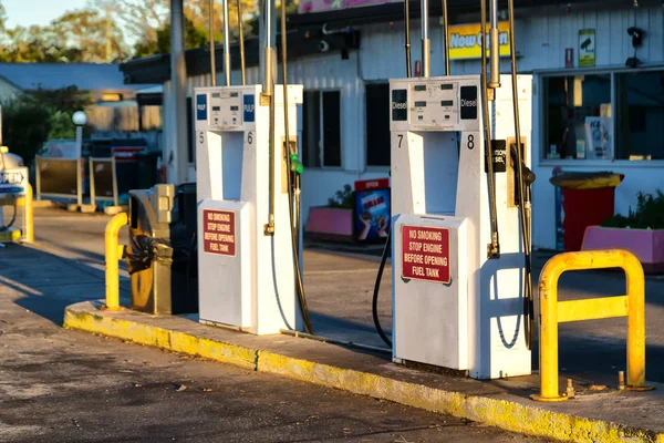 Australia Viejo Concepto Servicio Estación Bombeo Gasolina — Foto de Stock