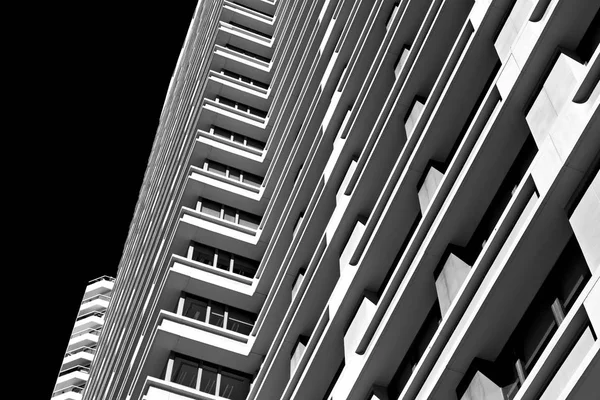 Fullformat Bild Skyskrapa Abstrakt Bakgrund — Stockfoto