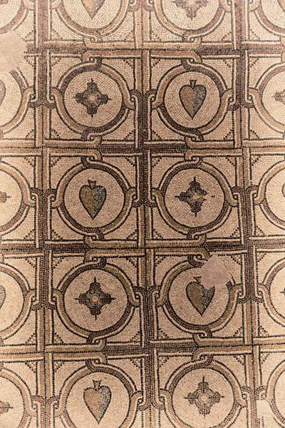 Antik Roma Dekoratif Karo seramik Mozaik — Stok fotoğraf