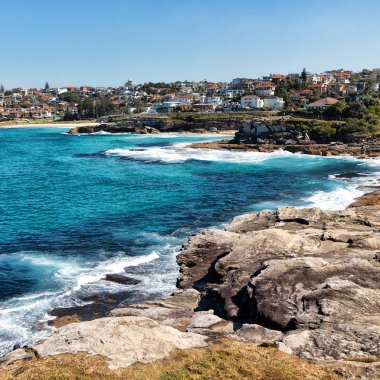 Avustralya, Sydney-Ağustos 2017 kimliği belirsiz kişi ve surf yaklaşık