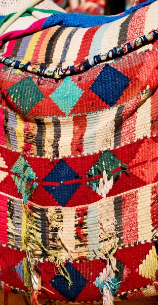 Soyut bir renkli battaniye patchwork dokusuna — Stok fotoğraf