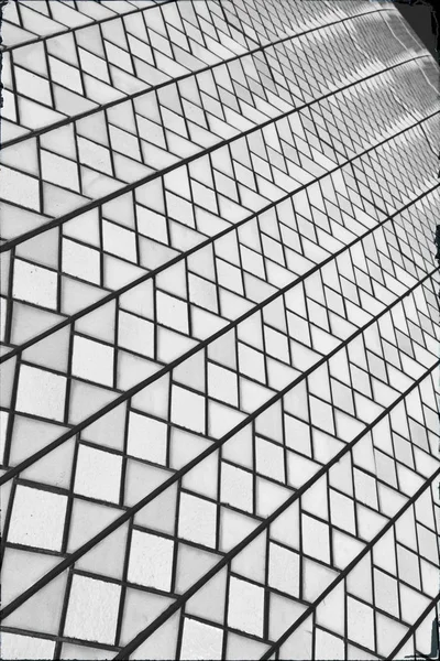 Background texture of a ceramic roof — Stock Photo, Image