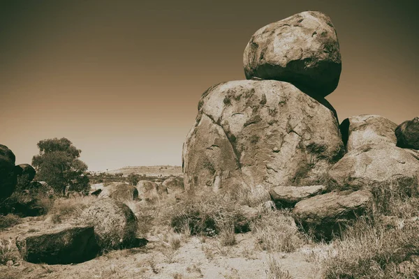 Avustralya'da şeytan taş mermer — Stok fotoğraf