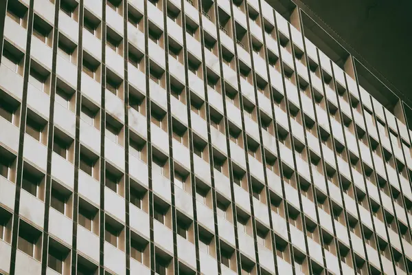 Mrakodrap a terasa okno jako abstrakt — Stock fotografie
