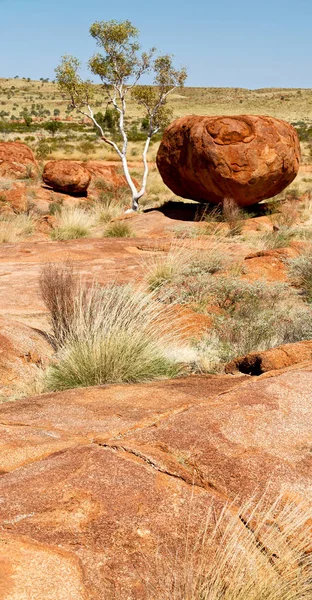 Australia Las Rocas Mármol Del Diablo Territorio Del Norte — Foto de Stock