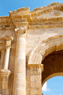 : Jerash jordan antik arkeolojik site bilgisiyle için klasik miras