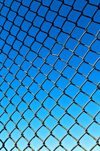 Abstract Texture Metal Grid Surface Background Sky — Stock Photo, Image