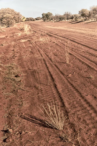 Australia Calle Interior Desierto Concepto Aventura — Foto de Stock