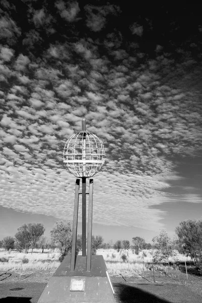 Australia Monumento Del Tropico Del Capricorno Delle Nuvole — Foto Stock