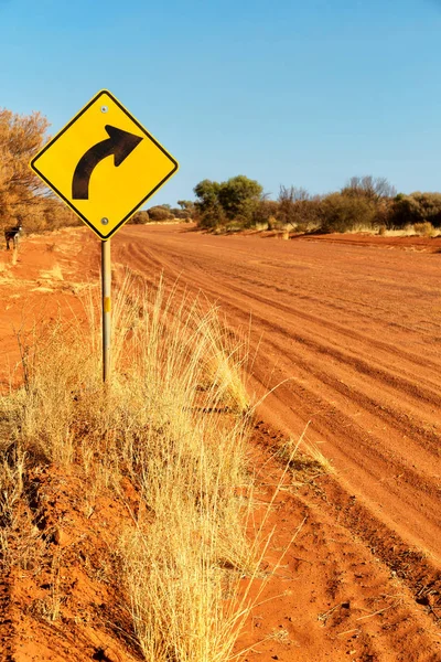 Concept of adventure outback street in the  desert Stock Picture