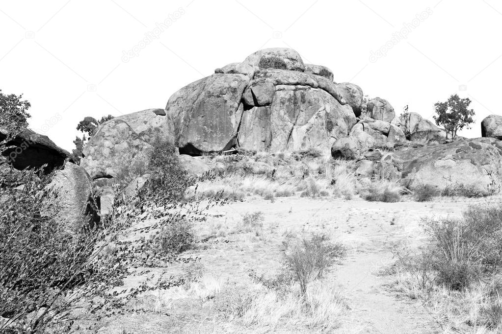 in australia the rocks  of devil s marble in the northern  territory