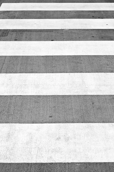 The concept of safety  whit  zebra crossing — Stock Photo, Image