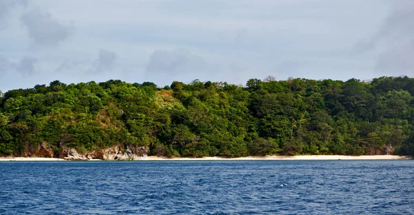 Bateau Dans Philippines Serpent Île Près Nido Palawan Beau Panorama — Photo