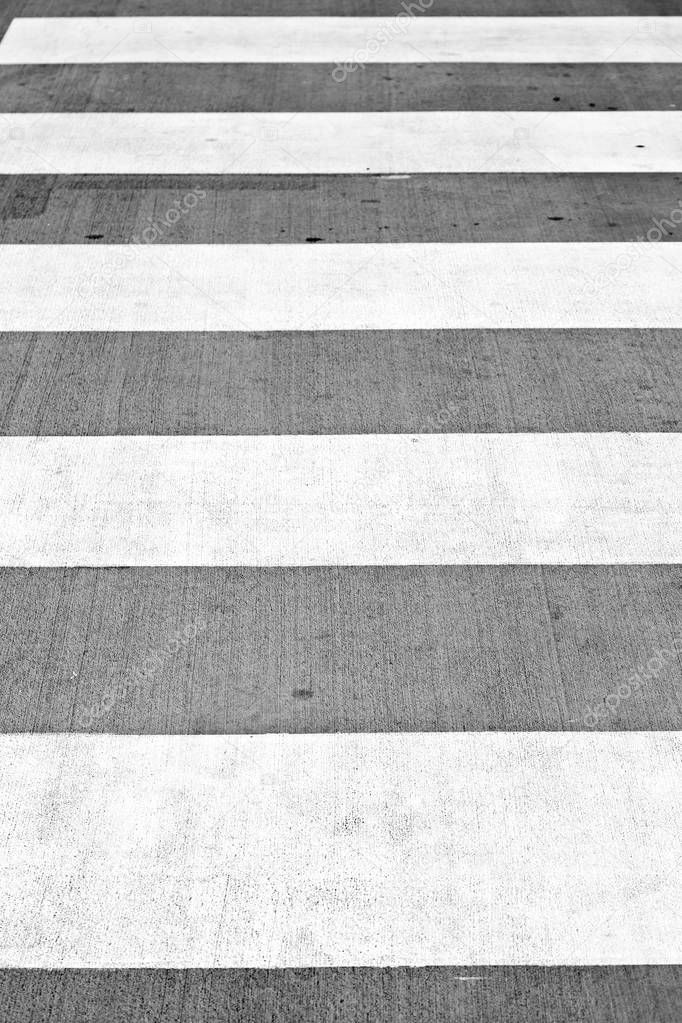 the concept of safety  whit  zebra crossing