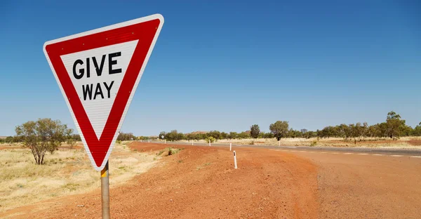 Australia Concetto Sicurezza Nel Paesaggio Dell Entroterra — Foto Stock