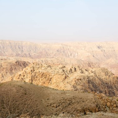 cennet dağ jordan antik kale manzarası