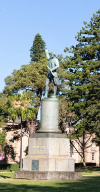 austalia içinde sydney Kaptan antika heykeli yemek hyde park