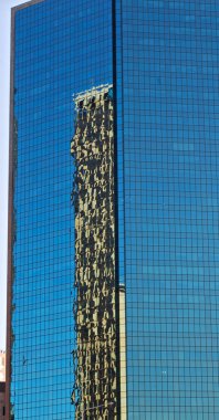 Sydney Avustralya'da gökdelen penceresinde arka plan gibi refleks