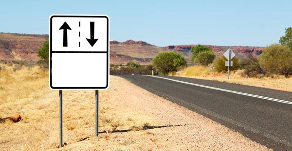 Australia Sign Empty Concept Safety — Stock Photo, Image