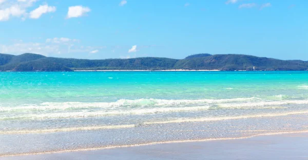 Austrália Praia Whitsunday Island Como Conceito Paraíso Relaxar — Fotografia de Stock