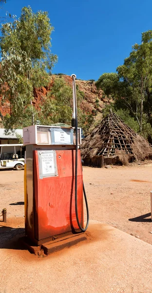 Australia Viejo Concepto Servicio Estación Bombeo Gasolina — Foto de Stock