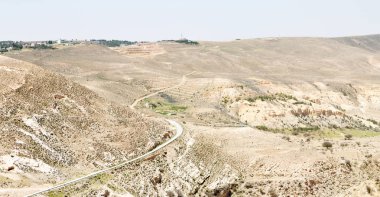 cennet dağ jordan antik kale manzarası