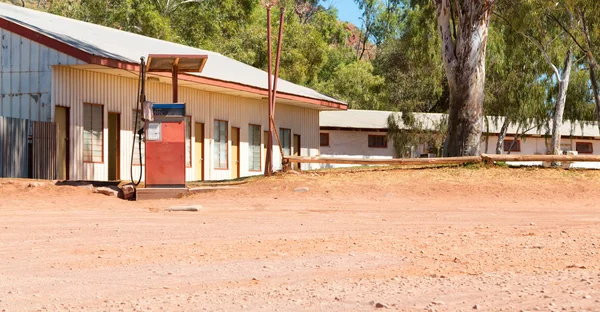 Australia Viejo Concepto Servicio Estación Bombeo Gasolina — Foto de Stock