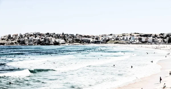 Australië Toeristische Strand Surfen — Stockfoto