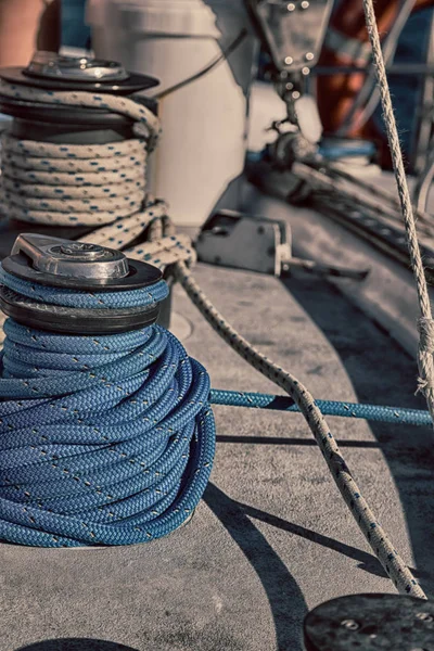 Australien Das Konzept Der Navigation Mit Vasselseil Als Hintergrund — Stockfoto