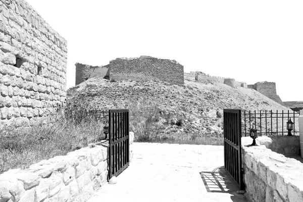 Jordan Die Alte Kaste Der Asche Shubak Und Sein Turm — Stockfoto