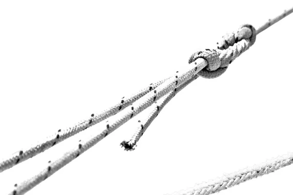 Australian Catamaran Old Rope Sky Abstract Concept — Stock Photo, Image