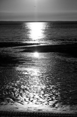 Avustralya'da Okyanusu günbatımı tarihlerde kavramı relax ve tatil