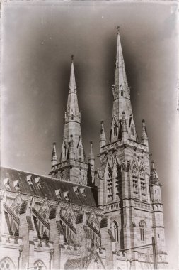austalia içinde sydney Antik Bina katedral st mary Kilisesi