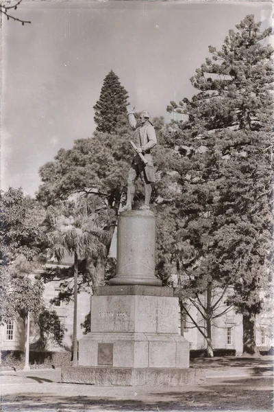 Austalia Sydney Die Antike Statue Von Hauptmann Koch Hyde Park — Stockfoto