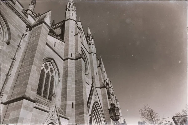 Austália Sydney Edifício Antigo Catedral Mary Igreja — Fotografia de Stock