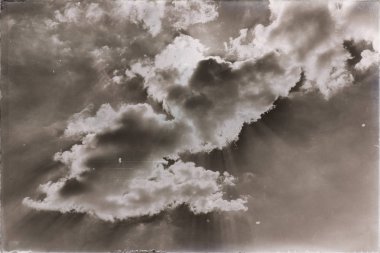 Soyut doku arka planını kabarık gökyüzü bulut