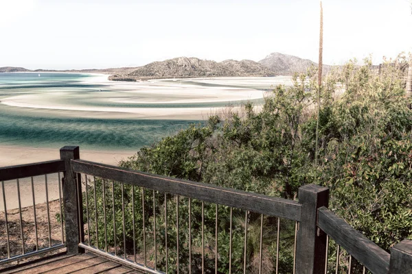 Vue Panoramique Sur Plage Île Whitsunday Australie — Photo